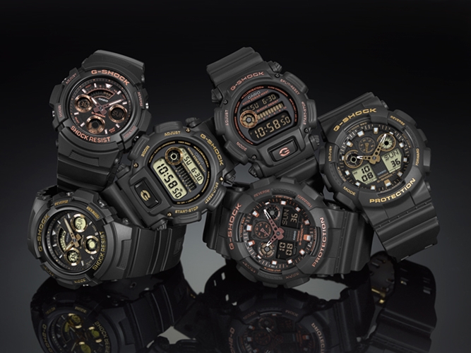 G-SHOCKから「ゴールド/ローズゴールド」をテーマカラーに採用した3モデルがリリース (Gショック ジーショック)