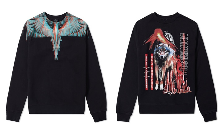 MARCELO BURLON 2017 A/W COLLECTION CREW SWEAT (マルセロ・バーロン)