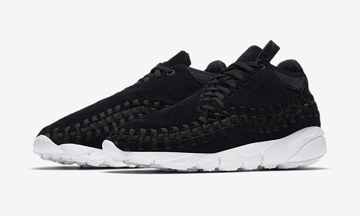 ナイキ エア フットスケープ モーション ウーブン チャッカ “ブラック/ホワイト” (NIKE AIR FOOTSCAPE MOTION WOVEN CHUKKA “Black/White”) [443686-004]