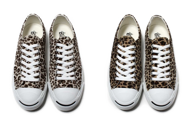 11月中旬発売！CONVERSE JACK PURCELL LEOPARDFUR "White/Brown" (コンバース ジャックパーセル レオパードファー "ホワイト/ブラウン")