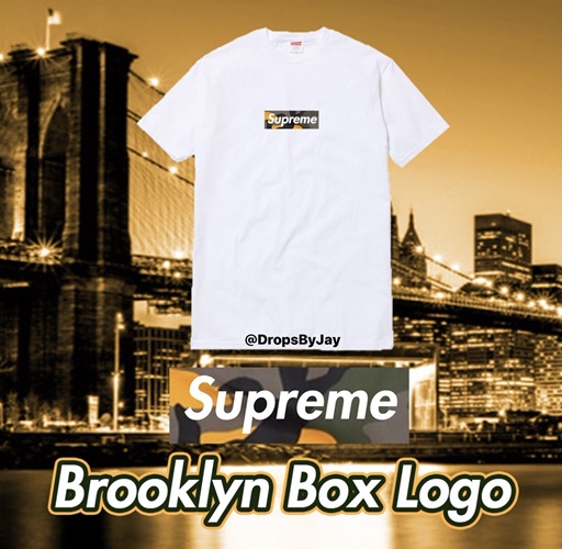 【カモ BOX LOGO】SUPREME BROOKLYN オープン記念 BOX LOGO TEEのモックアップが登場！ (シュプリーム ブルックリン)