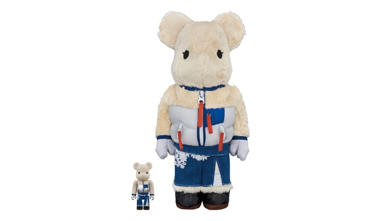 sacai × BE@RBRICK 100% & 400%がsacai青山/梅田で10/7から発売 (サカイ ベアブリック)