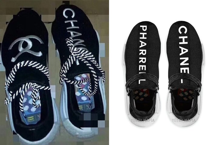 【リーク】シャネルマークが刺繍されたPharrell Williams x adidas Originals NMD “HUMAN RACE” (CHANEL ファレル・ウィリアムス アディダス オリジナルス エヌ エム ディー “ヒューマン レース)