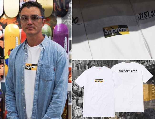 Supreme Brooklyn Opening Yellow Camo Box Logo