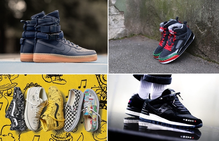 【まとめ】10/6発売の厳選スニーカー！(NIKE SPECIAL FIELD AIR FORCE 1 {SFAF-1} “Midnight Navy”)(JORDAN SPIZIKE)(VANS × PEANUTS HOLIDAY)(The Good Will Out × Saucony Shadow 5000 “VHS”)他