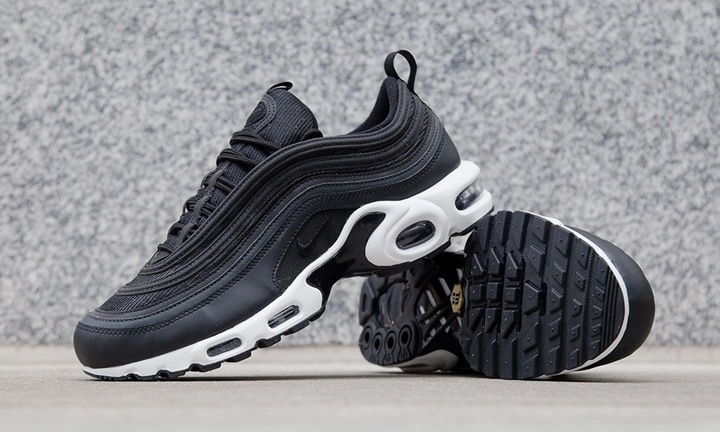 air max 97 plus preto e branco