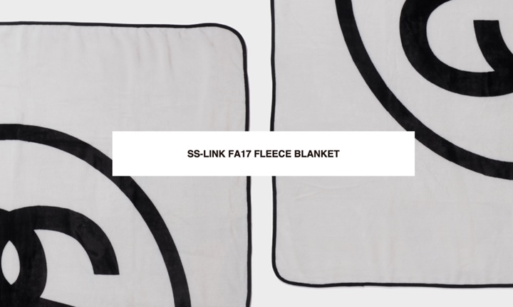 STUSSY "SS-Link FA 2017 Fleece Blanket"がwebにて先行受注 (ステューシー フリース ブランケット 2017 秋)