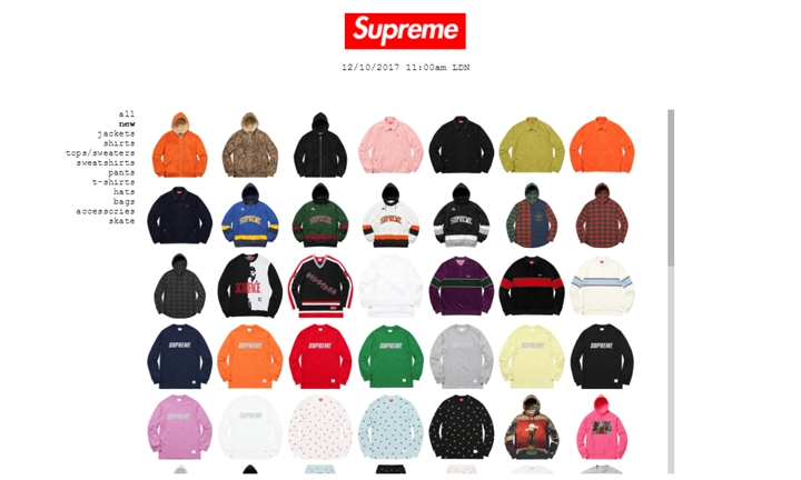 10/14発売！SUPREME × Scarface (シュプリーム スカーフェイス) & FALL/WINTER レギュラーアイテム一覧！