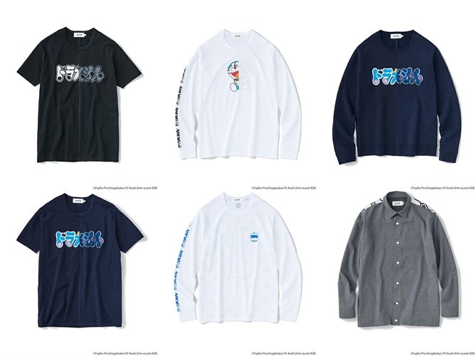 ALOYE × ドラえもん × BEAMS T カプセルコレクション 第2弾が11月上旬発売 (アロイ ビームス)