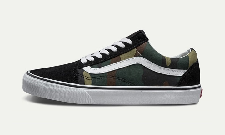 カモフラージュ柄を施したVANS OLD SKOOL (バンズ オールドスクール カモ)