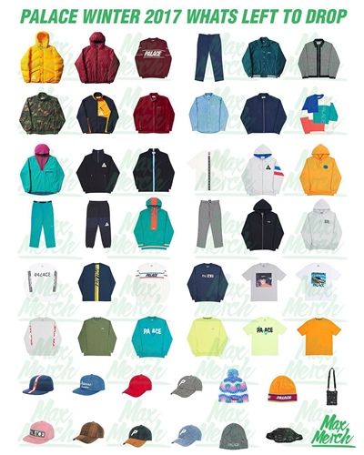 10/20発売予定！Palace Skateboards 2017 WINTER COLLECTION Drop 2 (パレス 2017 冬)