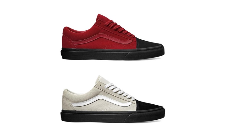 ブラックつま先が特徴のVANS OLD SKOOL 2017 F/W (バンズ オールドスクール 2017年 秋冬)