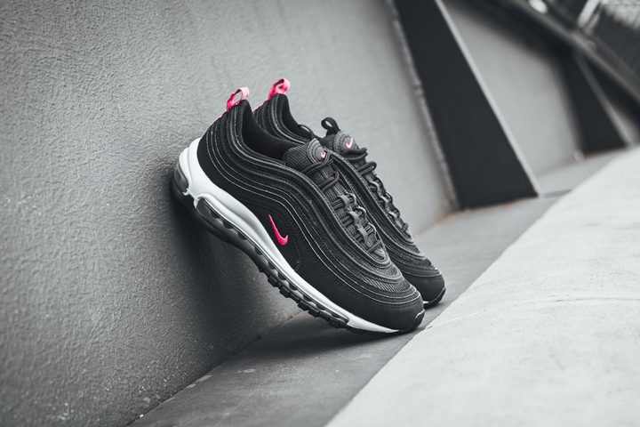 GS 97 NIKE GS AIR MAX 97 Black Pink Prime 921523 001 Fullress