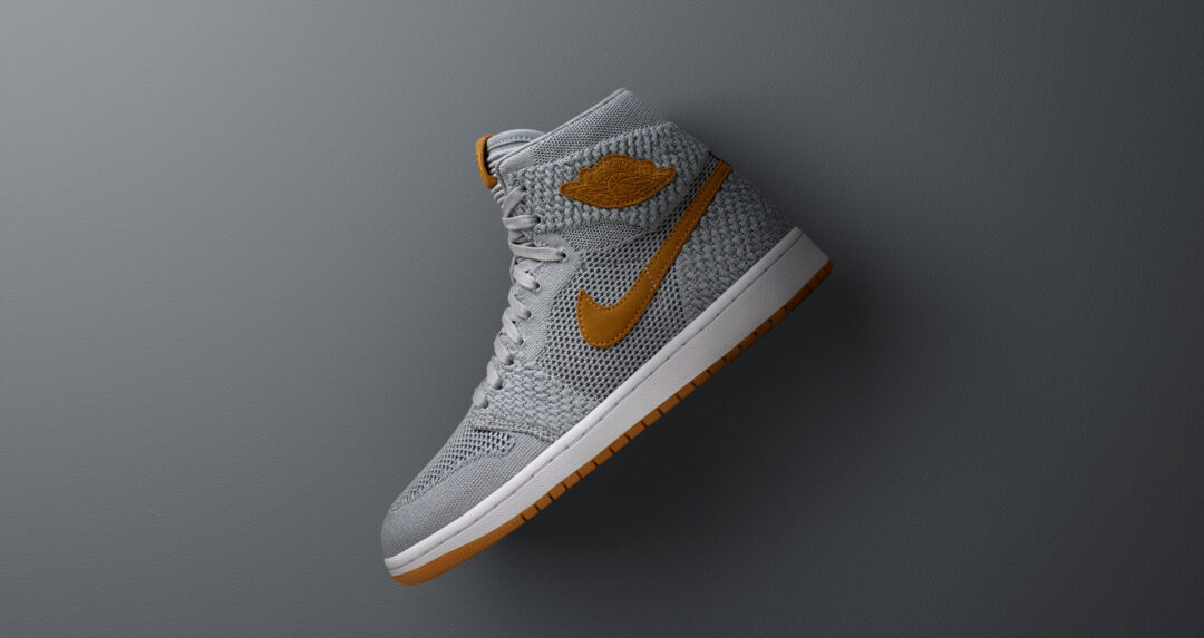 jordan 1 flyknit grey