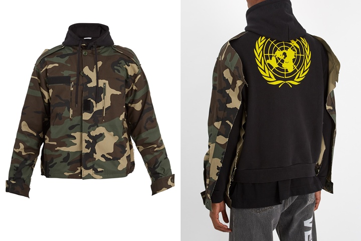 VETEMENTS 2017-2018 F/W "Commando hooded camouflage-print jacket" (ヴェトモン)