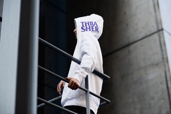 【WEB先行予約 11/1～】「THRASHER for Kinetics」初の別注「Mixed Logo Hoody」が11/18～発売 (スラッシャー キネティクス)