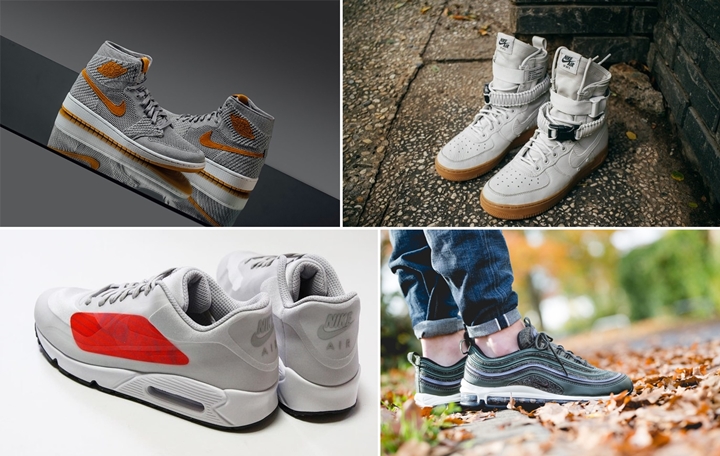 【まとめ】11/1発売のNIKE-ナイキ厳選スニーカー！(AIR JORDAN 1 FLYKNIT RETRO HIGH “Wolf Grey”)(WMNS SPECIAL FIELD AIR FORCE 1 {SFAF-1} “Light Bone”)(AIR MAX 90/95/97 PREMIUM “Sequoia”)(NIKE AIR MAX NS GPX)他