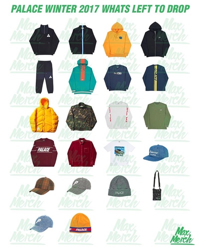 11/3発売予定！Palace Skateboards 2017 WINTER COLLECTION Drop 3 (パレス 2017 冬)