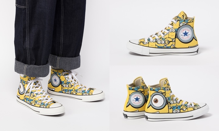 【先行予約 11/1】11/15発売！ミニオンズ × コンバース オールスター 100 ハイ (minions CONVERSE ALL STAR 100 HI)