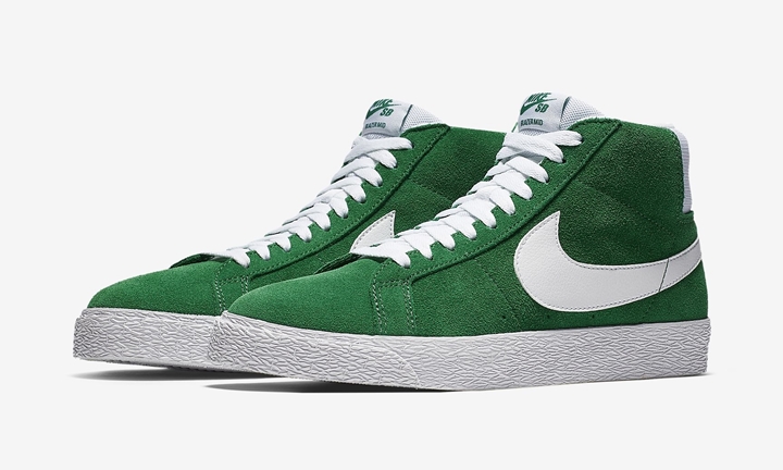 ナイキ SB ズーム ブレーザー ミッド “パイン グリーン/ホワイト” (NIKE SB ZOOM BLAZER MID “Pine Green/White”) [864349-311]