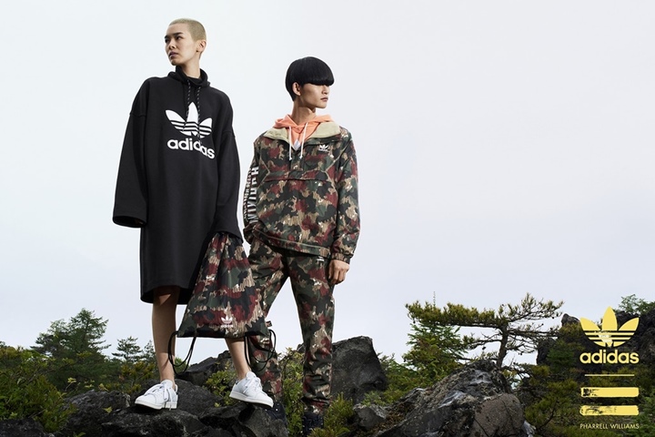 11/15発売！総柄カモフラやロゴテキストを落とし込んだPharrell Williams x adidas Originals Hu Hiking (ファレル・ウィリアムス アディダス オリジナルス ヒューマン ハイキング)