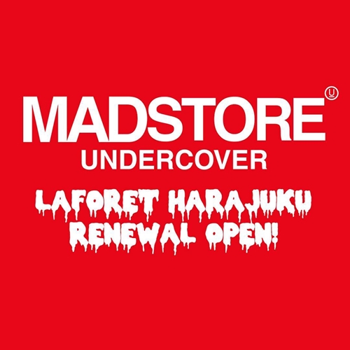 マッドストア アンダーカバー のラフォーレ原宿店が11/23に拡張リニューアルオープン (MADSTORE UNDERCOVER)