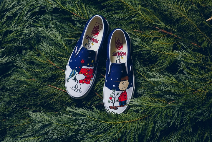 PEANUTS × VANS CLASSIC SLIP-ON "CHARLIE/TREE" (ピーナッツ バンズ スリッポン "チャーリー/ツリー")