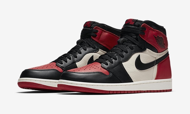 【リーク】2018年2月発売予定！ナイキ エア ジョーダン 1 レトロ ハイ OG "ブレッド トー" (NIKE AIR JORDAN 1 RETRO HIGH OG "Bred Toe")