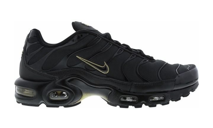 NIKE AIR MAX PLUS TUNED 1 “Black/Metallic Gold” (ナイキ エア マックス プラス チューンド 1 “ブラック/メタリック ゴールド”) [852630-024]