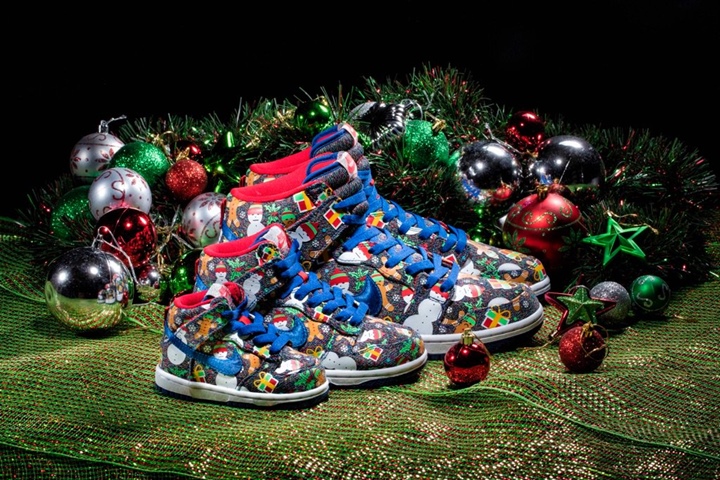 【オフィシャルイメージ】12/2、12/7発売！コンセプツ × ナイキ SB ダンク ハイ “アグリー クリスマス セーター” (Concepts NIKE SB DUNK HIGH “UGLY CHRISTMAS SWEATER”) [881758-446]