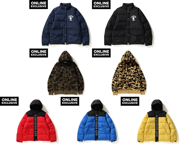 A BATHING APE ONLINE EXCLUSIVE 新作が12/1からリリース (ア ベイシング エイプ オンライン 限定)