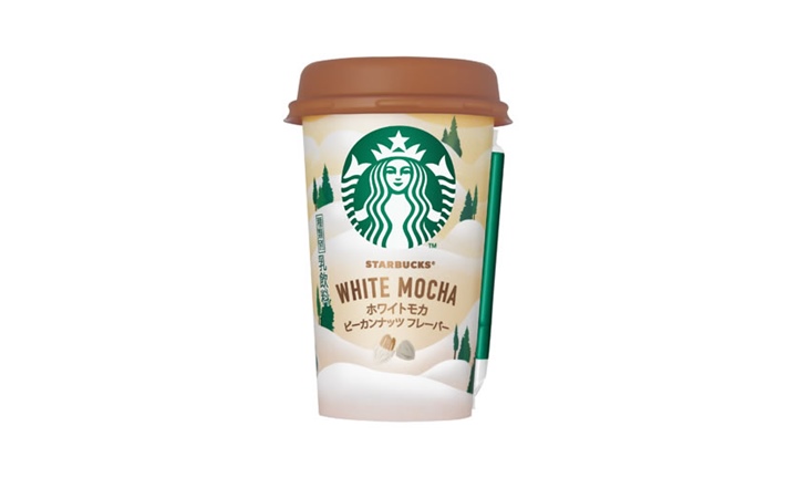 スターバックス チルドカップシリーズから「ホワイトモカ ピーカンナッツフレーバー」が12/12から発売 (STARBUCKS スタバ)