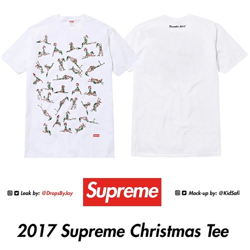 【リーク】シュプリーム (SUPREME)から2017年のクリスマス TEEが12/7 or 12/14発売予定？ (CHRISTMAS TEE)