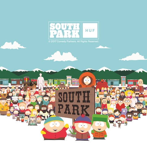 HUF × SOUTH PARK コラボレーションが12/2発売 (ハフ サウスパーク)
