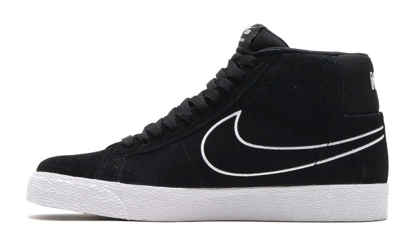 2018年春モデル！ナイキ SB ズーム ブレーザー ミッド “ブラック/ホワイト” (NIKE SB ZOOM BLAZER MID “Black/White” 2018 SPRING)