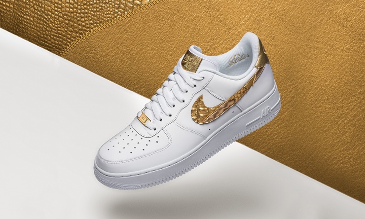 12/7発売！ナイキ エア フォース 1 ロー CR7 “ゴールデン パッチワーク” (NIKE AIR FORCE 1 LOW CR7 “Golden Patchwork”) [AQ0666-100]