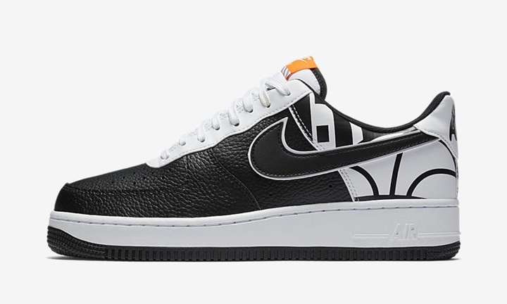 18年 春モデル バスケットボールのイラストがプリントされたナイキ エア フォース 1 ロー ブラック ホワイト Nike Air Force 1 Low Black White 3511 011 Fullress スニーカー発売日 抽選情報を掲載 ナイキ ジョーダン ダンク シュプリーム Supreme 等