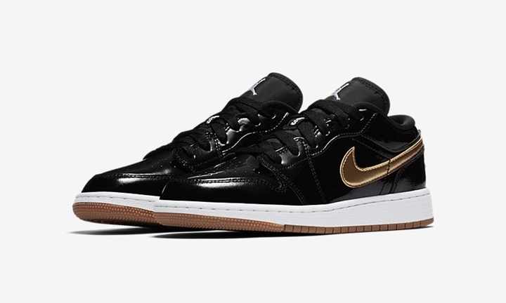 ナイキ ウィメンズ エア ジョーダン 1 ロー “ブラック/メタリック ゴールド” (NIKE WMNS AIR JORDAN 1 LOW “Black/Metallic Gold”) [554723-032]