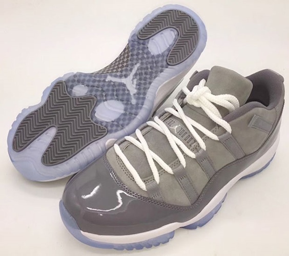 【リーク】海外2018年4月発売予定！ナイキ エア ジョーダン 11 ロー “ミディアム グレー” (NIKE AIR JORDAN XI LOW “Medium Grey”) [528895-001]