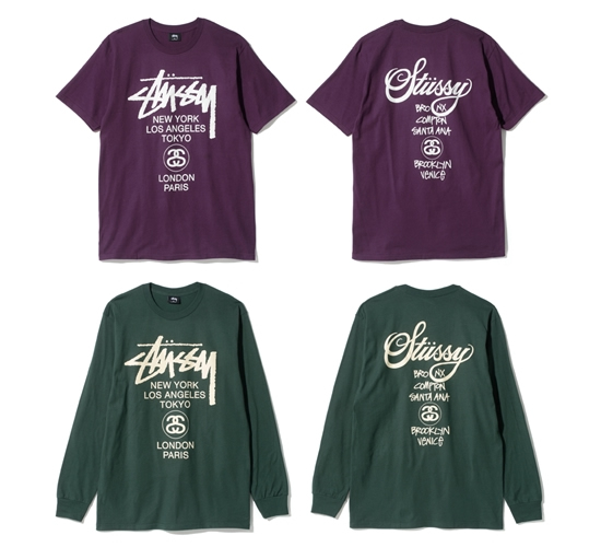 STUSSY 2017 FALL WORLD TOUR TEE PACK 新作が12/15発売 (ステューシー フォール ワールド ツアー TEE パック)