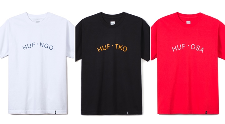 HUFから東京/大阪/名古屋 各直営店限定のスペシャルエディションTEE「HUF DTC TEE」が12/16から発売 (ハフ)