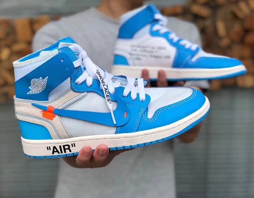 2018年展開予定！OFF-WHITE c/o VIRGIL ABLOH × NIKE AIR JORDAN 1 RETRO HIGH OG Part 2 “White/Universitty Blue” (オフホワイト ナイキ エア ジョーダン 1 レトロ ハイ OG パート 2 “ホワイト/ユニバーシティー ブルー”) [AQ0818-148]