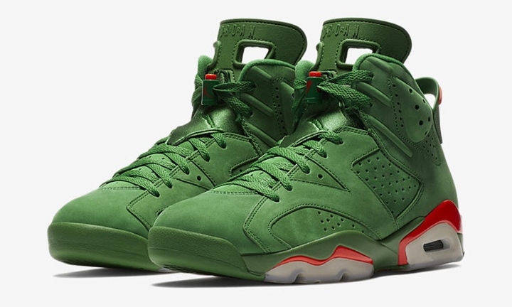 【オフィシャルイメージ】12/30発売！ナイキ エア ジョーダン 6 レトロ “ゲータレード” パイン グリーン (NIKE AIR JORDAN VI RETRO “Gatorade” Pine Green) [AJ5986-335]