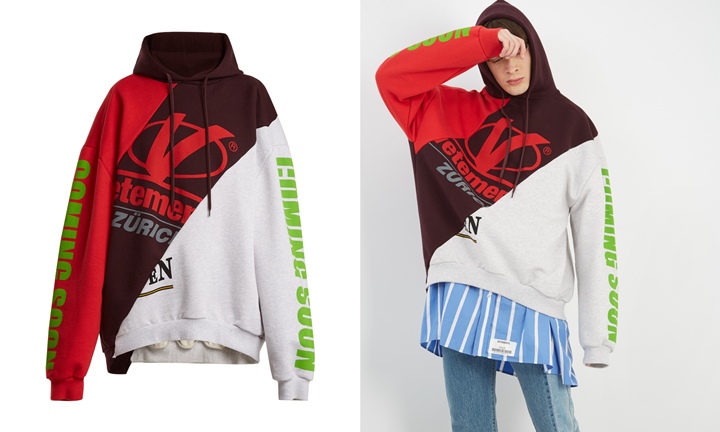 VETEMENTS 2017-2018 S/S “Deconstructed hooded sweatshirt” (ヴェトモン 2018 春夏)