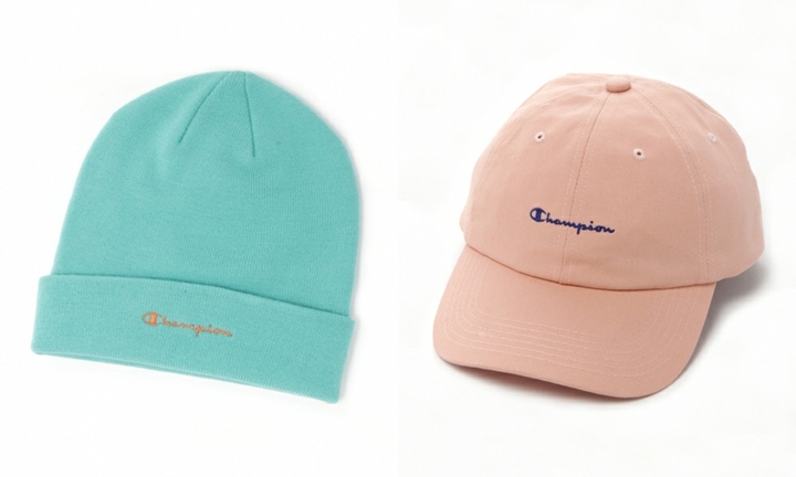 RAGEBLUE × Champion 別注 刺繍ワッチ/LOW CAP 4色 (レイジーブルー チャンピオン)