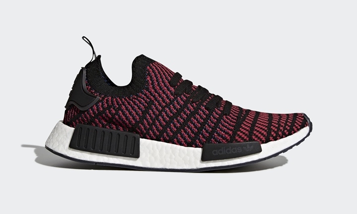 12/22発売！adidas Originals NMD_R1 STLT PRIMEKNIT {PK} "Core Black/Red” (アディダス オリジナルス エヌ エム ディー プライムニット “コアブラック/レッド”) [CQ2385]