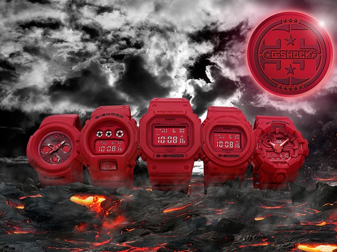 G-SHOCK誕生35周年記念モデル第3弾！マットなド赤の「RED OUT-レッドアウト」が2018/1/19から発売 (Gショック ジーショック)