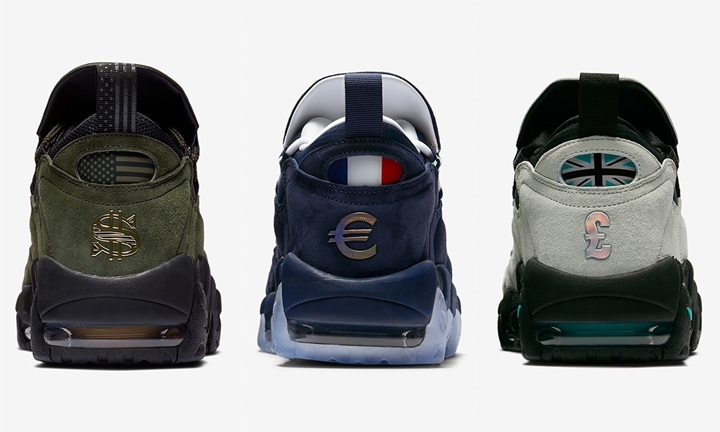 【オフィシャルイメージ】2018年1月発売予定！ナイキ エア モア マニー "グローバル パック" (NIKE AIR MORE MONEY "Global Pack")[AJ7383-002,300,400]