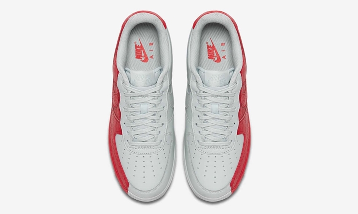 【オフィシャルイメージ】ナイキ エア フォース 1 07 プレミアム “スプリット” ホワイト/レッド (NIKE AIR FORCE 1 07 PREMIUM “SPLIT” White/Red) [905345-005]