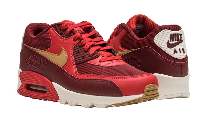 ナイキ エア マックス 90 エッセンシャル “ダーク レッド” (NIKE AIR MAX 90 ESSENTIAL “Dark Red”) [537384-607]